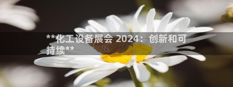 新航娱乐入网要求：**化工设备展会 2024：创新